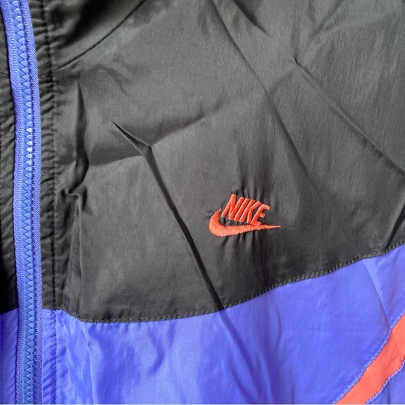 Vintage Nike Black and Purple Windbreaker Jacket fits women’s M - Picture 5 of 11